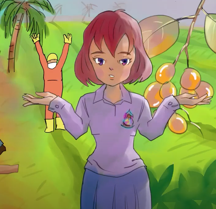 ANIMATION นวัตกรรมการ์ตูนองค์ความรู้ตามแนวพระราชดำริ ตอน " อมยิ้มขำเพลินการ์ตูนสนุก / ห้วยทราย รูปแบบชีวิตที่ไม่ยากจน " CLIP 1