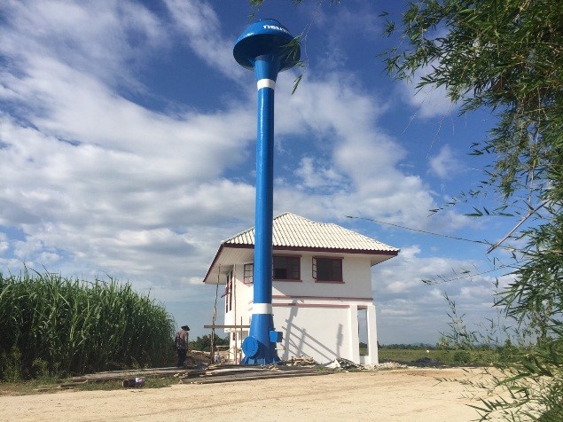 โครงการฝายทดน้ำบ้านรางเข้พร้อมระบบส่งน้ำอันเนื่องมาจากพระราชดำริ  ตำบลหนองกุ่ม อำเภอบ่อพลอย จังหวัดกาญจนบุรี