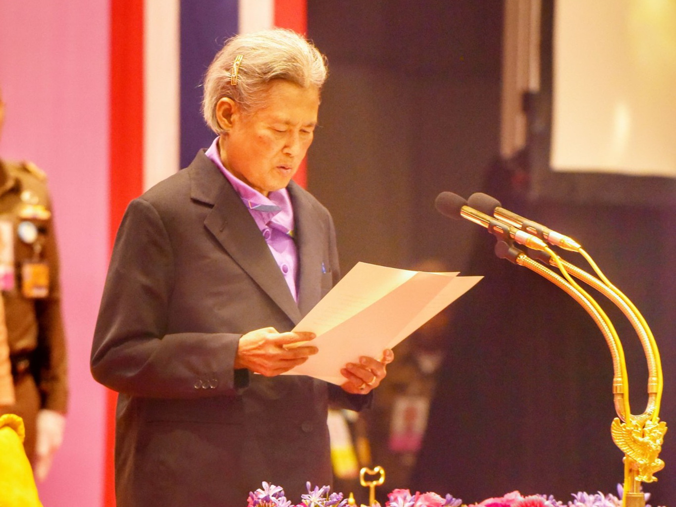 วันจันทร์ที่ 6 ตุลาคม 2568 เวลา 08.22 น. สมเด็จพระกนิษฐาธิราชเจ้า กรมสมเด็จพระเทพรัตนราชสุดา ฯ สยามบรมราชกุมารี เสด็จพระราชดำเนินไปศูนย์นิทรรศการและการประชุมไบเทค เขตบางนา กรุงเทพฯ